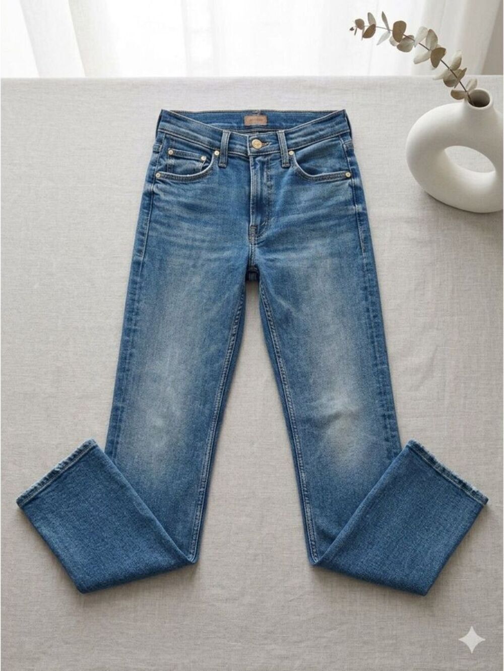Mother- The mid rise rider hover jeans - swing and a miss - Size 24